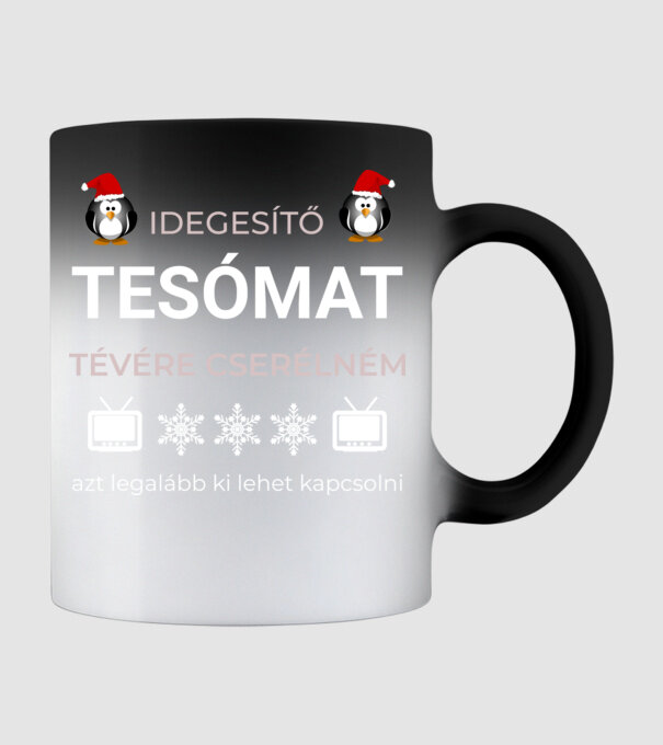  minta fekete pólón
