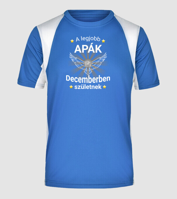  minta királykék pólón