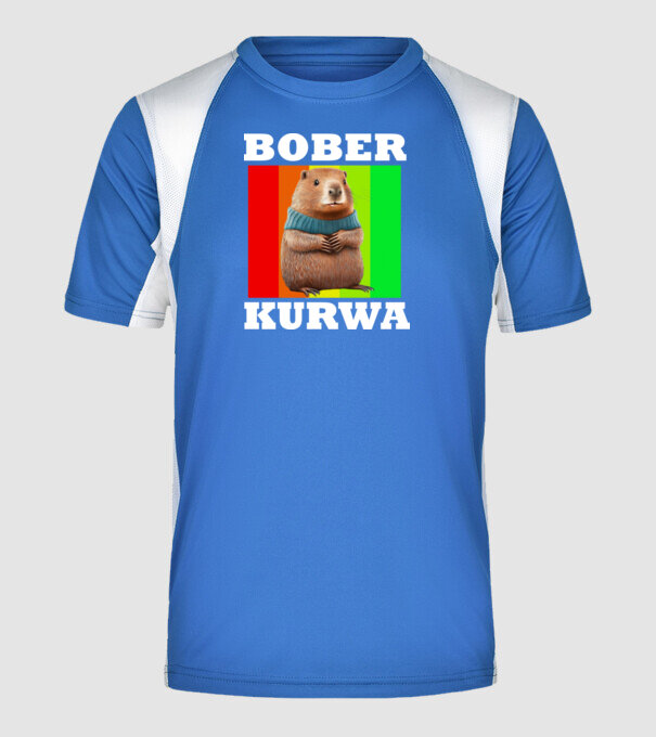  minta királykék pólón