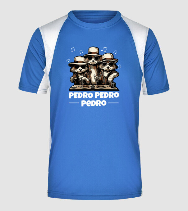  minta királykék pólón