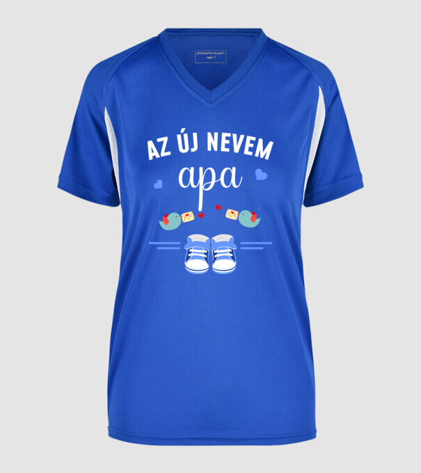  minta királykék pólón