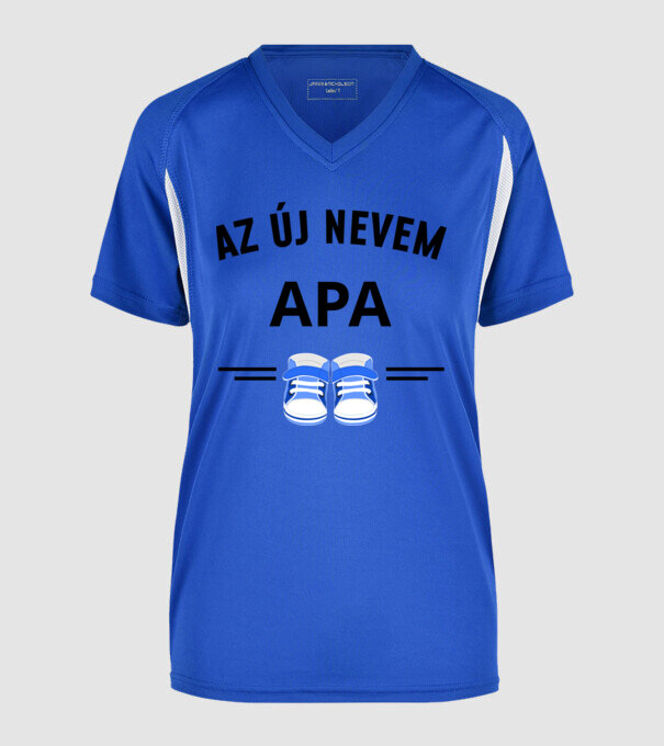  minta királykék pólón