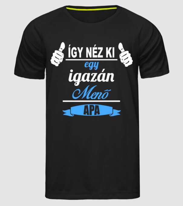  minta fekete pólón